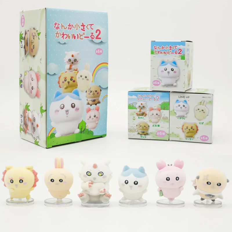 

Аниме Chiikawa Usagi Hachiware фигурка Kawaii мультфильм флокированная кукла модель слепая коробка игрушки коллекция украшения подарки для детей