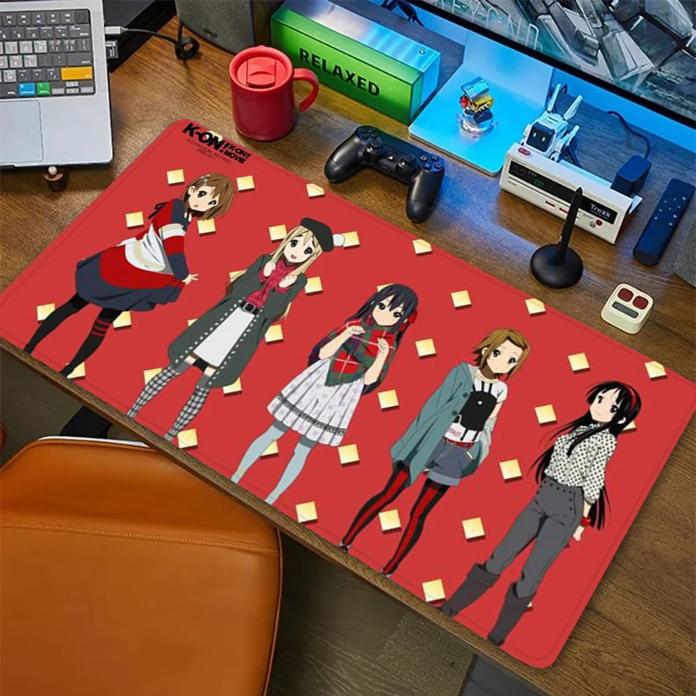 K_K-ON!-n Anime C-crossover Mousepad Mousepad New Arrivals Large Gaming Mousepad L XL XXL Gamer Mouse Pad Size For Keyboards Mat