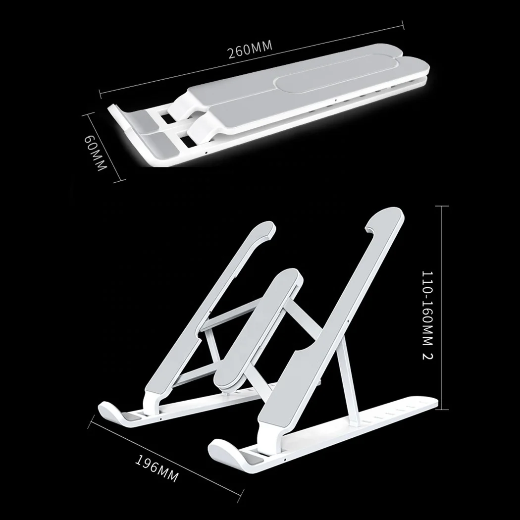 Tragbaren Laptop Stand Faltbare Unterstützung Basis Notebook Für Macbook Pro Lapdesk Computer Halter Kühlung Halterung Riser