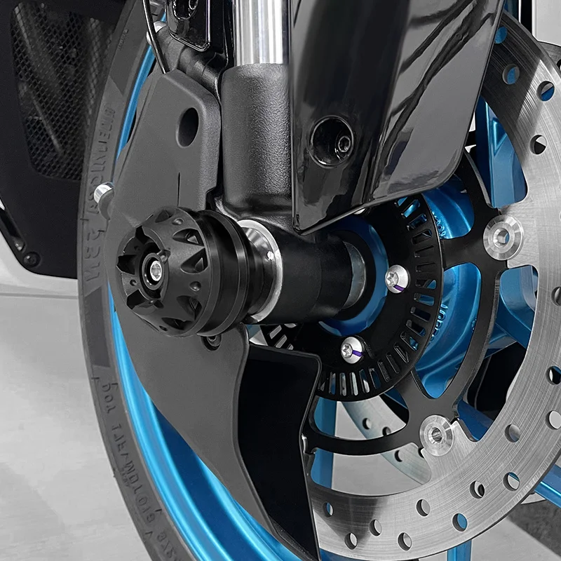 Voor GSR600 GSR750 GSX8S 8R GSXS950 750 1000 GSXR600 GSXR1000 750 GSX1300R Moto Voor- en Achterwielas Sliders Crash Protector