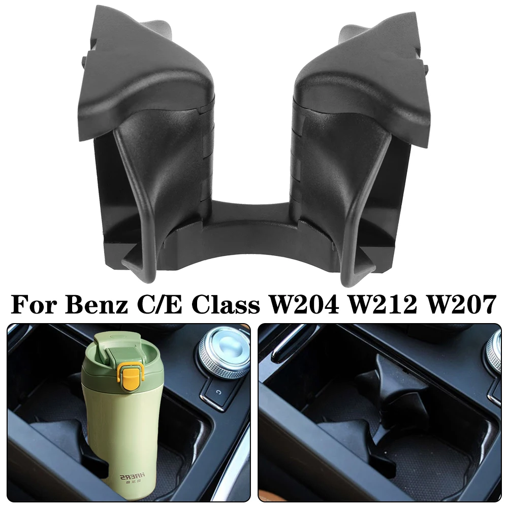 For Mercedes Benz C/E W204 W212 W207 Central Armrest Water Cup Holder Car-styling Car Cup Holder Drink Holder