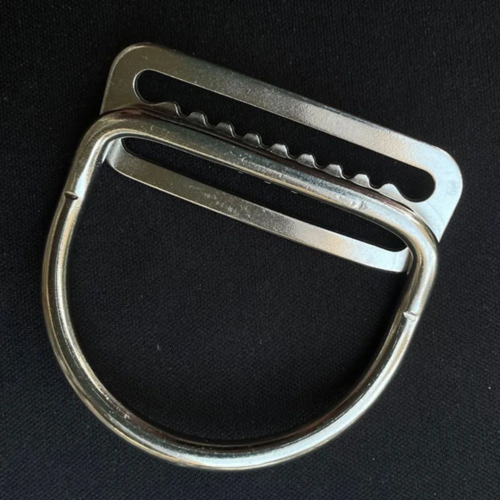 Scuba Diving DRing Webbing Clip Premium Stainless Steel 5cm Width Compatible Ensure the Safety of Your For BCD