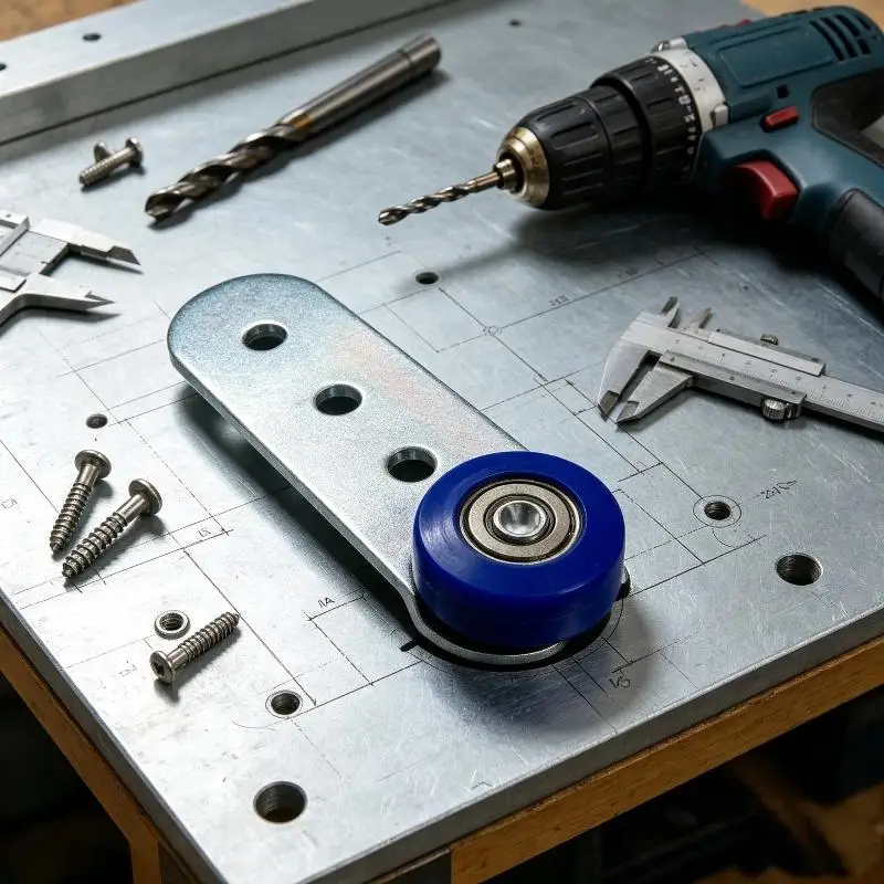 Side Curtain Trailer Roller Bearing Premium Alloy Material Low Maintenance Easy Install for Commercial Heavy Duty Trucks