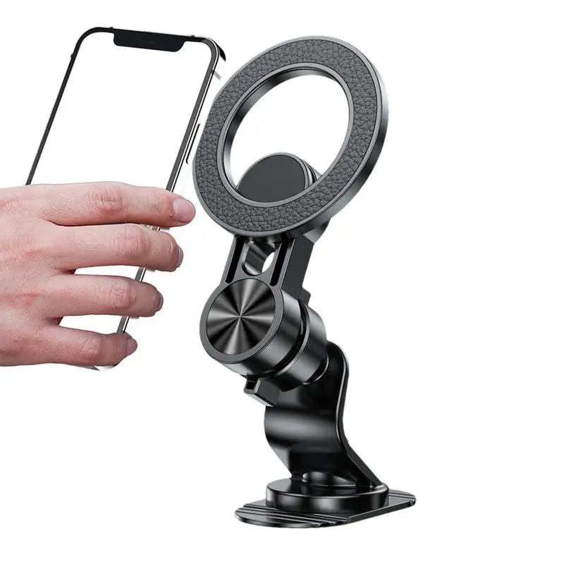 Magnetic Phone Mount for Car Anti-Shake Mobile Phone Navigation Mount Holder Anti-Vibration Car Navigation Holder for Trucks