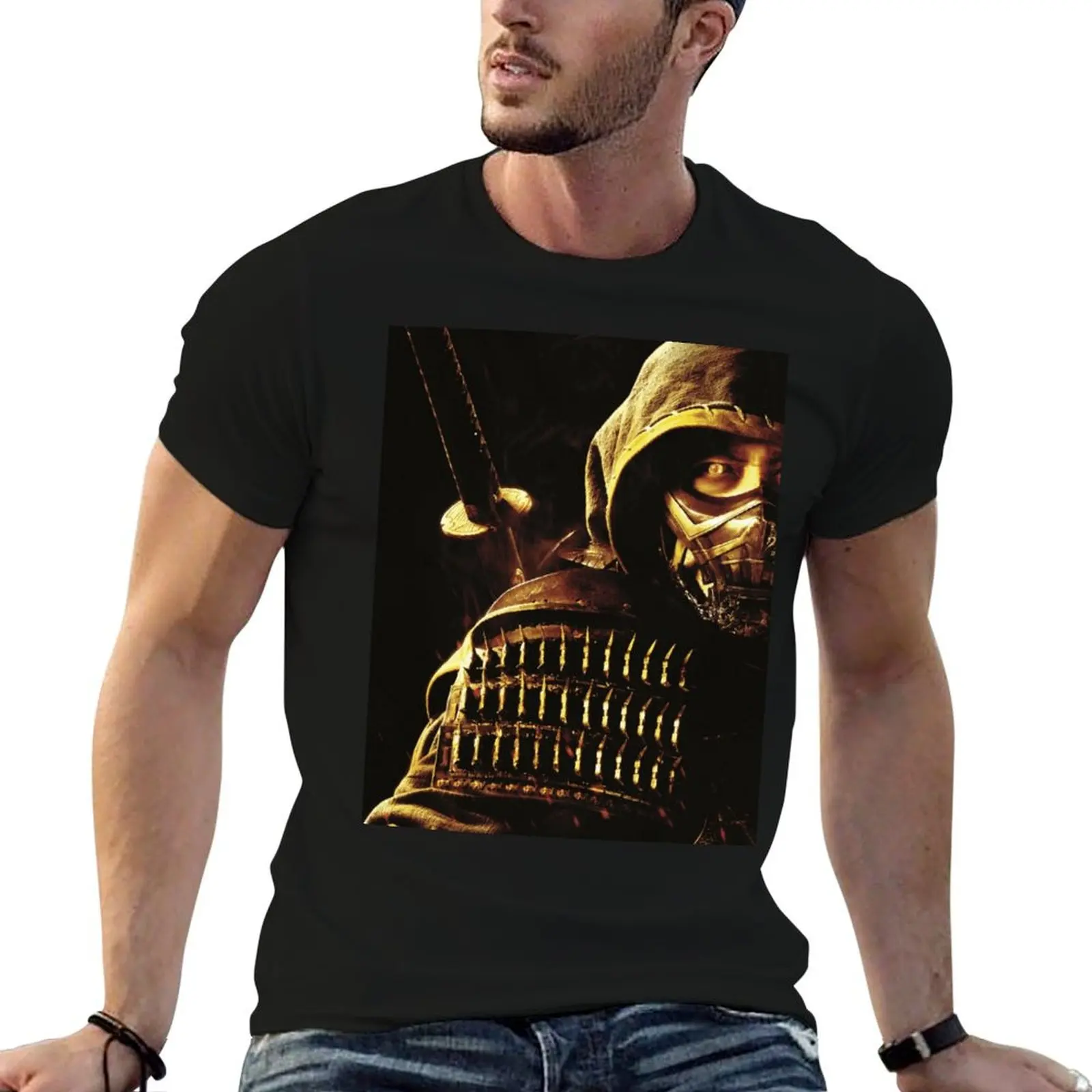 Mortal Kombat 2021 T-Shirt Breathable Gym Short Sleeve T-Shirt