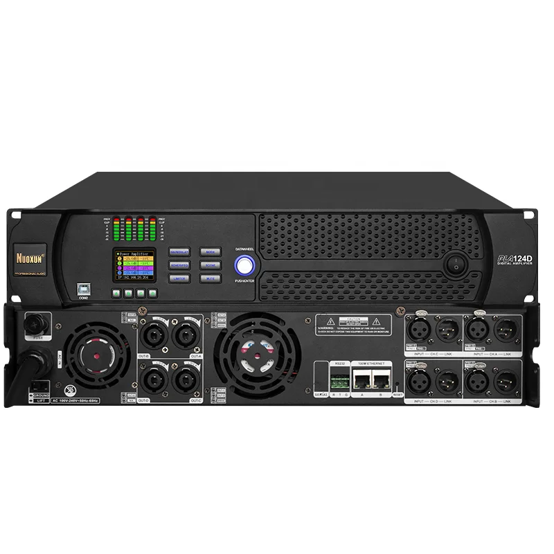 

4 1200 Watts Class D Power Amplifier Subwoofer Professional DSP for Soundbar