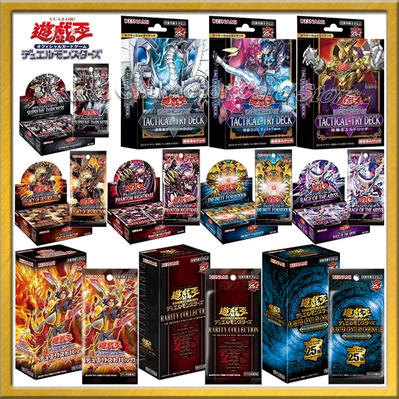 

Original KONAMI Yugioh Cards Japan Edition Japanese Box Anime Board Game Series Collection Card Toys Children Birthday Gifts