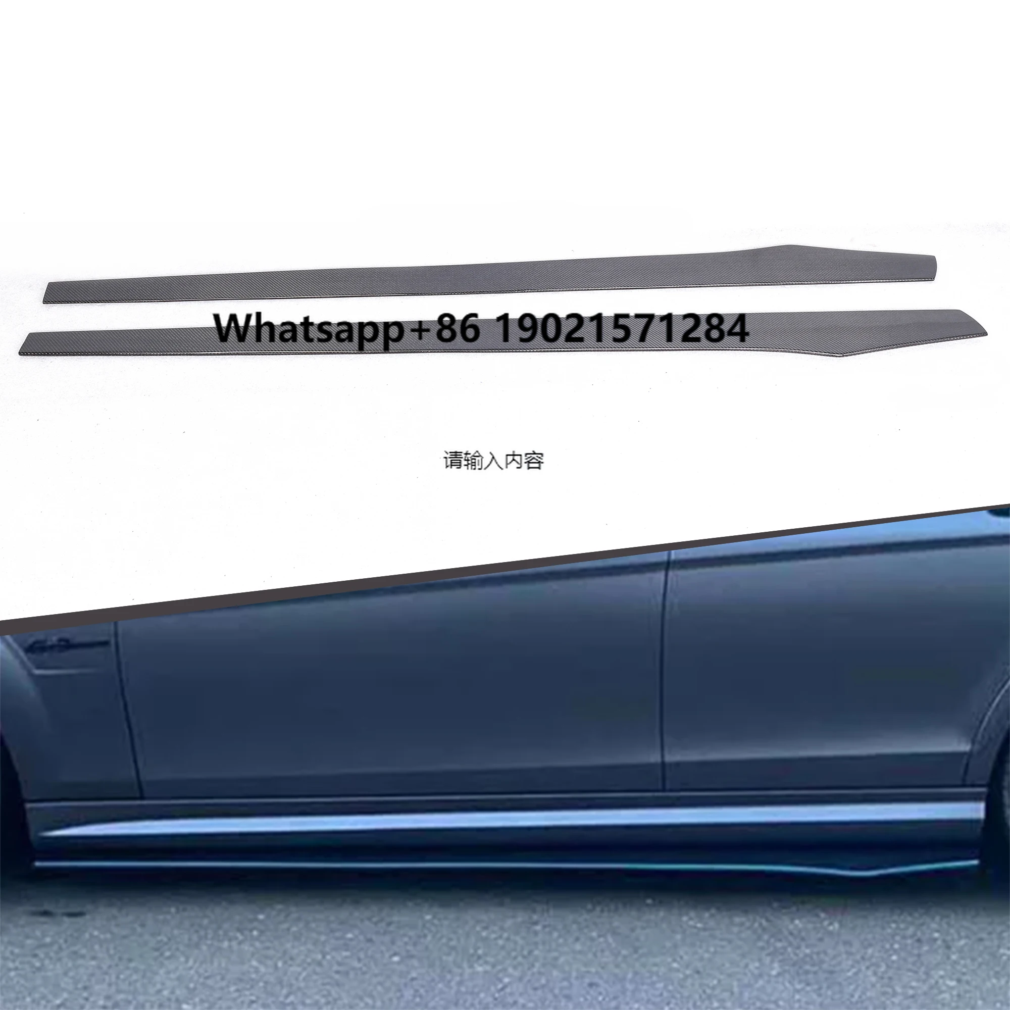

Hot Sales Carbon Fiber Body Kit UNVS Type Side Skirt Fit for F32