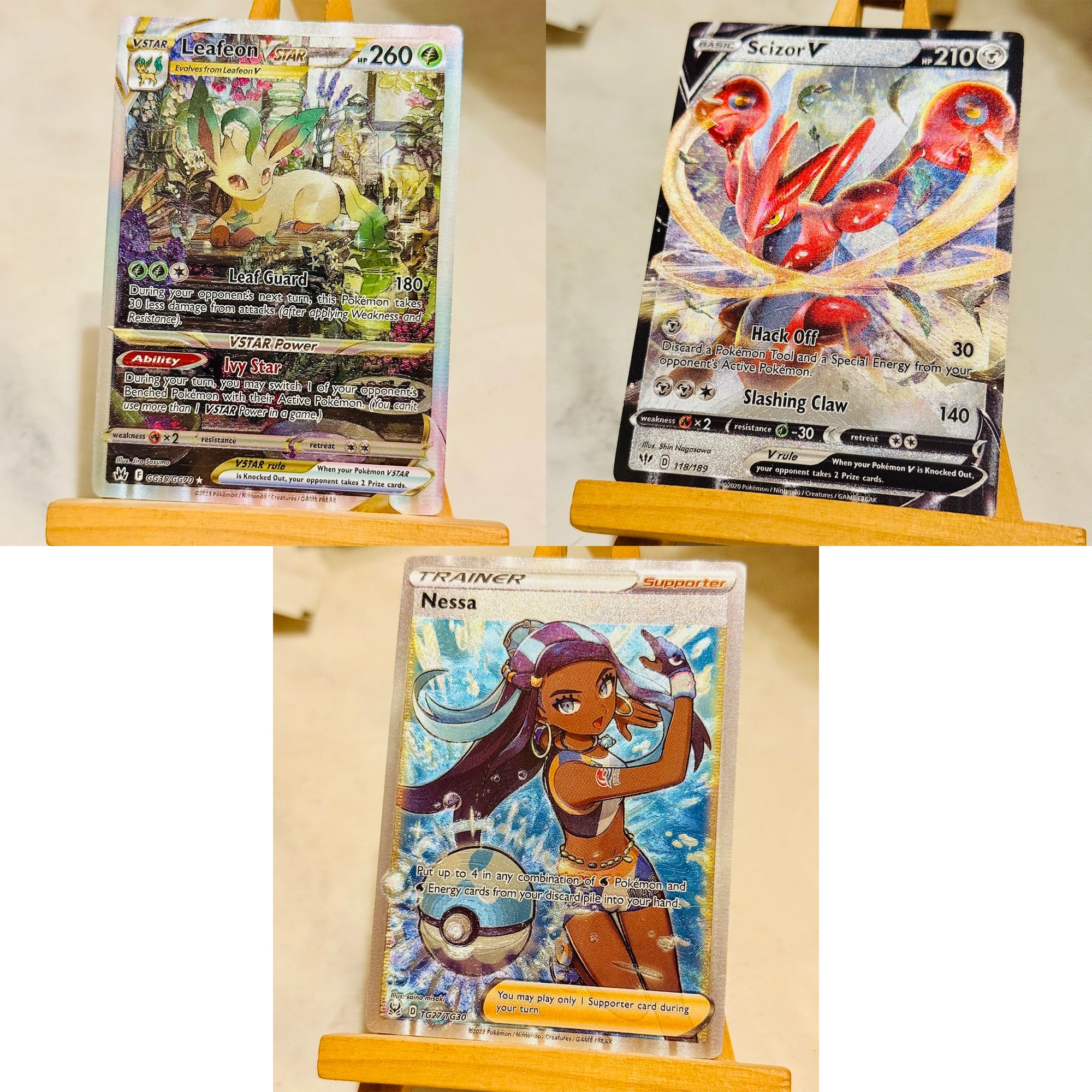 3-ピース-セットポケモン-ptcg-セルフコントロールコレクト署名トレーディングフラッシュカードアニメ漫画クリスマスギフトゴールデン署名