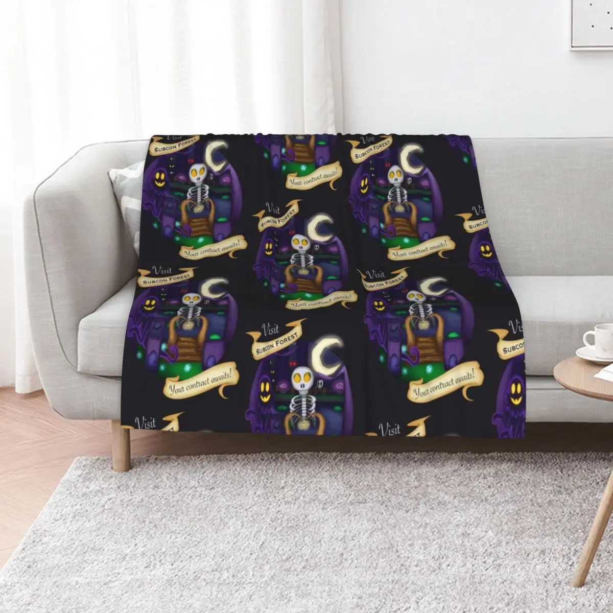 

A Hat in Time Subcon Forest Throw Blanket Thin Retros Hairy warm for winter Blankets