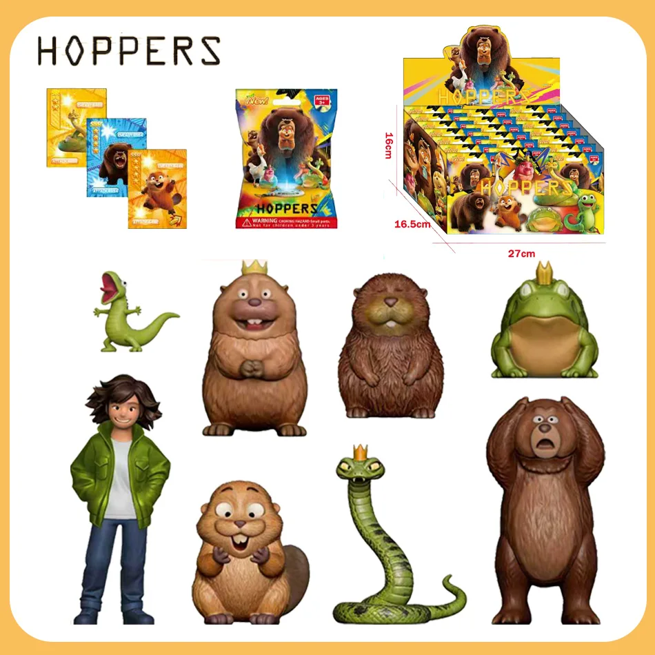 2026 Beaver Transformation Plan Blind Box Car Decoration Model Toys Set of 24 Random Pieces Birthday Gift Idea