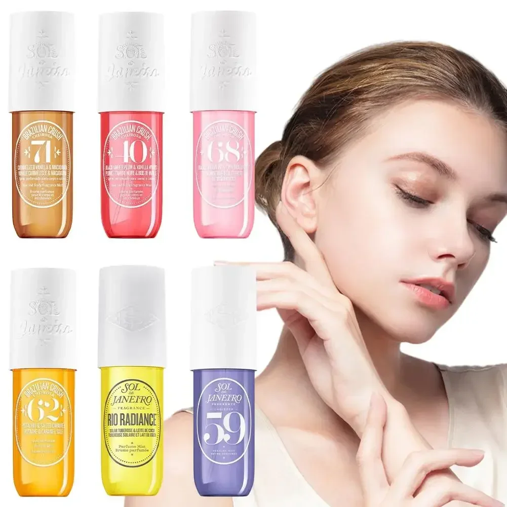 

Brazil Hair Women Fruit Fragrance Spray 90ml Long-lasting Portable Moisturizing Skin with 8 Flavors To Choose From Deodorants