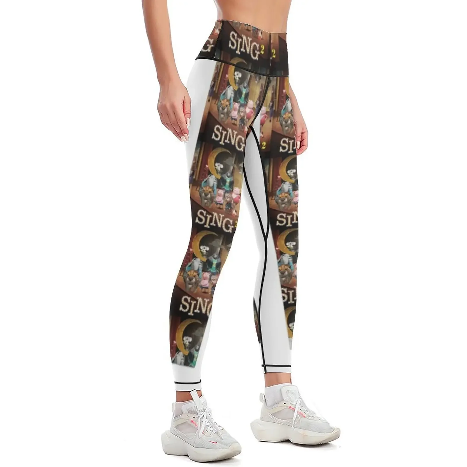 Sing 2 Poster Leggings legging push up exercise clothing for Women's tights workout clothes for Womens Leggings
