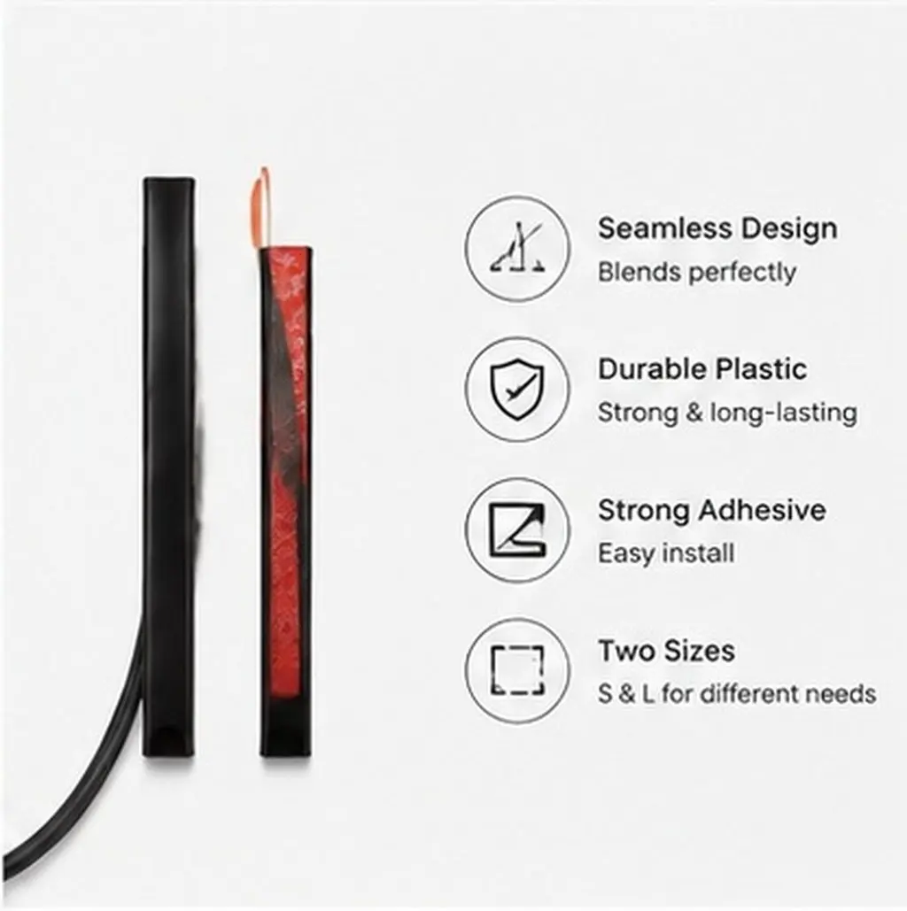 4Pcs Plastic Cord Cover Set Black Motor Wire Protector for Drone Fpv Electrical Machinery Cable Concealer Cord Hider Wire