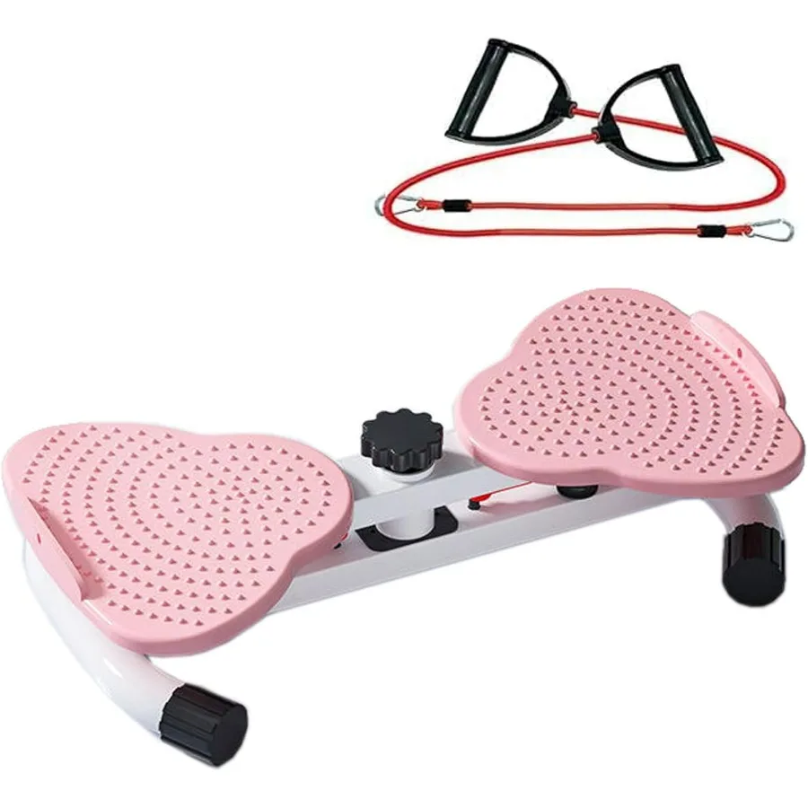 آلة تويستر الخصر ذات الألواح الوردية لتقوية وتخفيف الوزن مع لوحة الإعصار مع تدريب التوازن #1