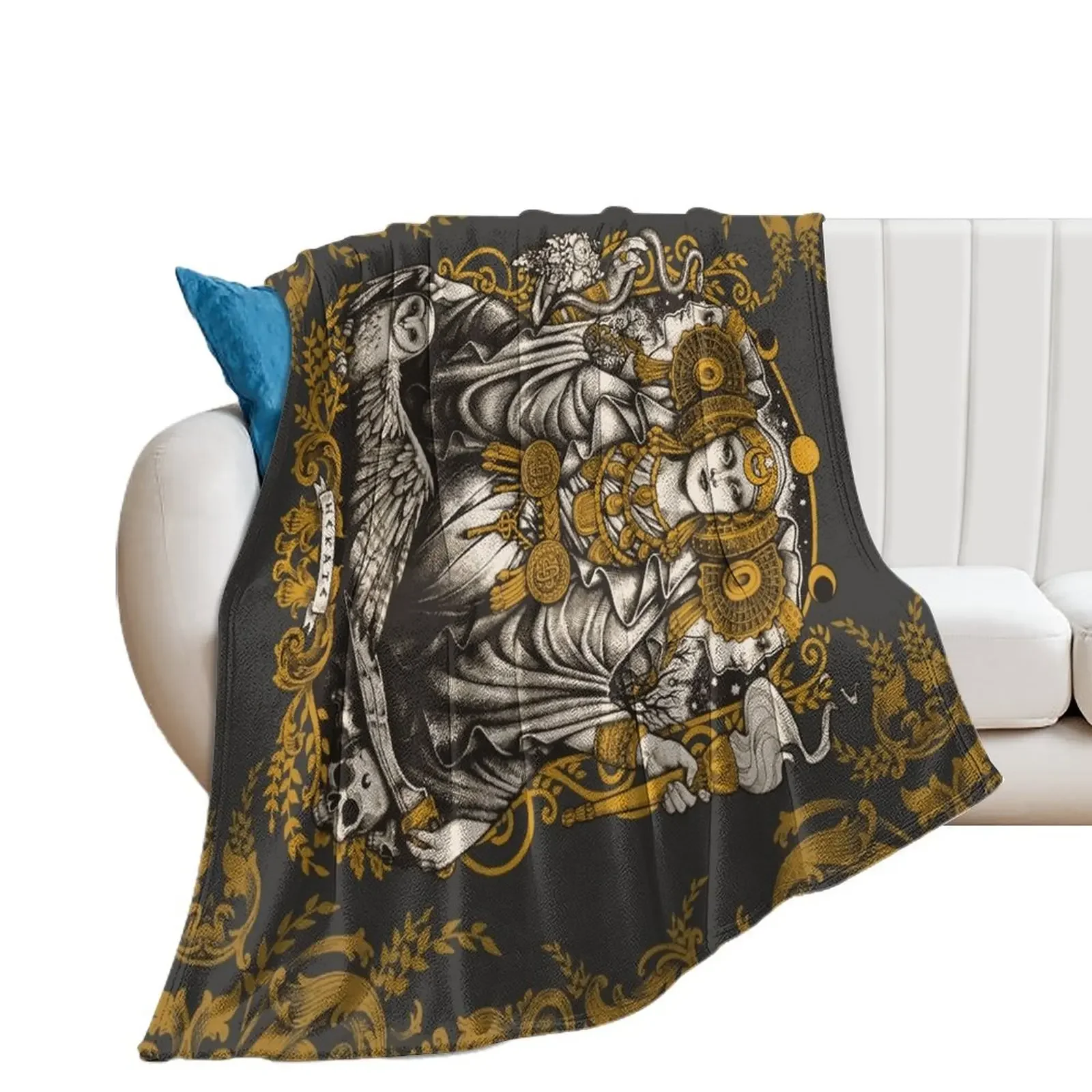 IBERIAN HECATE Throw Blanket Luxury Brand Camping Blankets