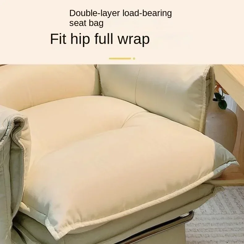 Folding recliner sofa chair computer chair dormitory comfortable sedentary home lazy sofa bedroom office living room armchair