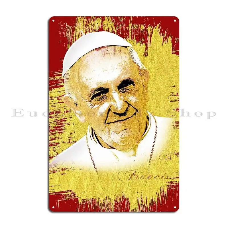 Pope Metal Sign Party Cinema Wall Decor Create Club Tin Sign Poster