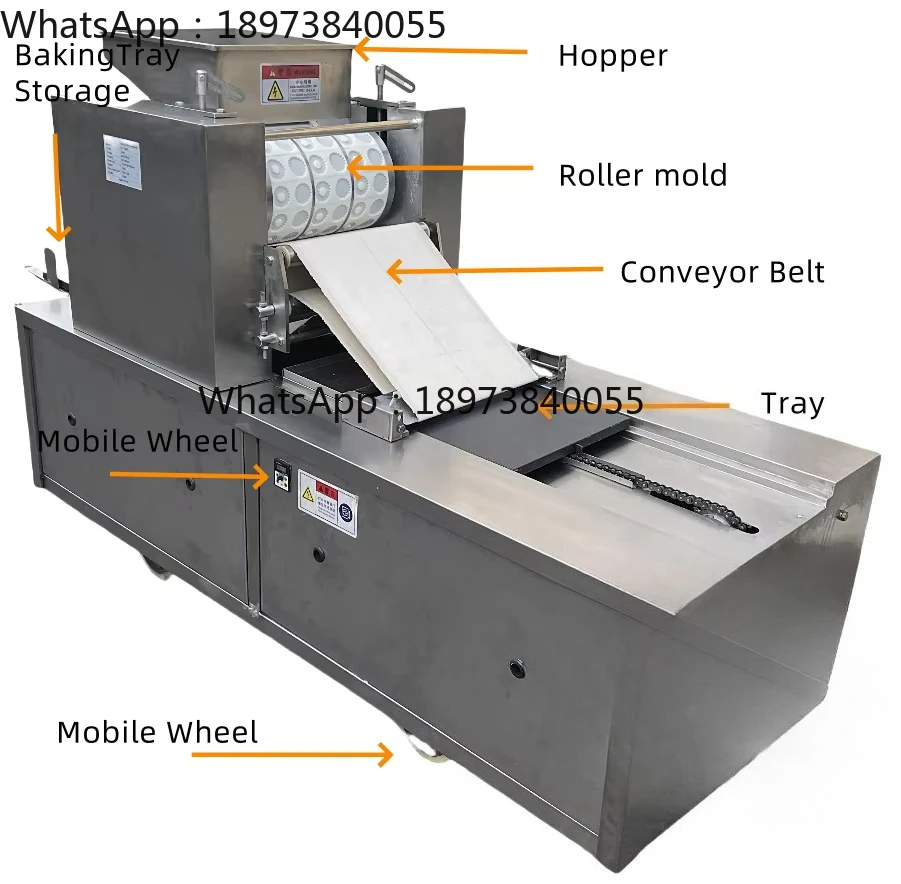 Automatic Small Cookie Form Press Maker Machine for Small Business Cookies Ginger Biscuit Making Forming Machine
