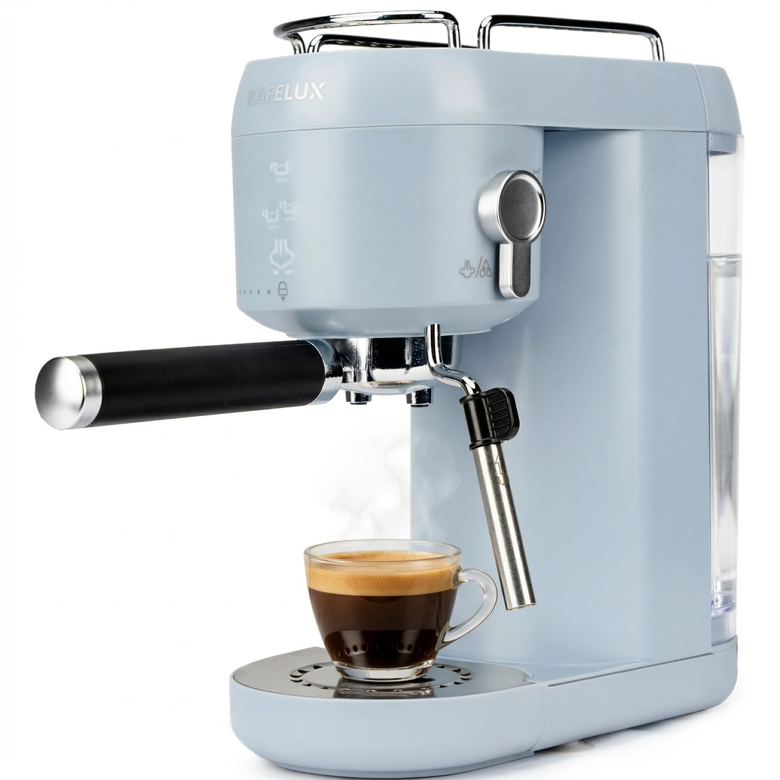 Cafetera Espresso de Alta Presión de 20 Bares, Cafetera Semiautomática para el Hogar y la Oficina, para Cappuccino, Latte, Macchiato
