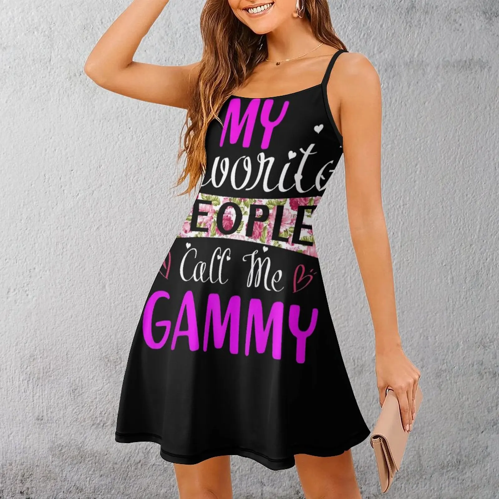 

Экзотическая женская одежда Платье My Favorite Gammy с принтом Женское платье на бретельках Винтажные клубные графики