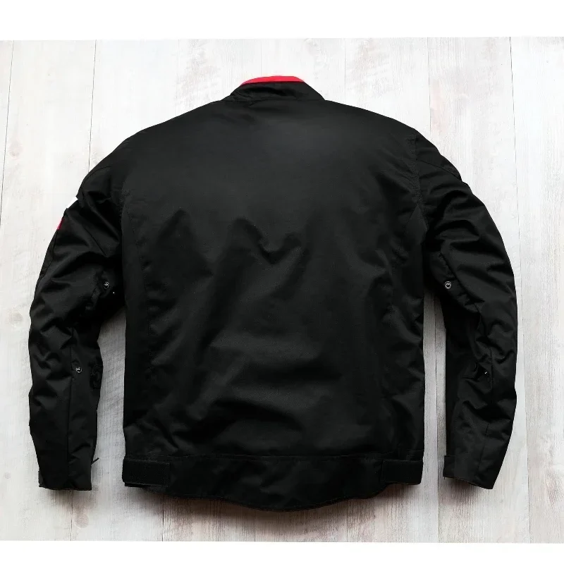 Winter motorcycle riding suit racing suit men's windproof warm drop-proof belt protective gear 715 cloth