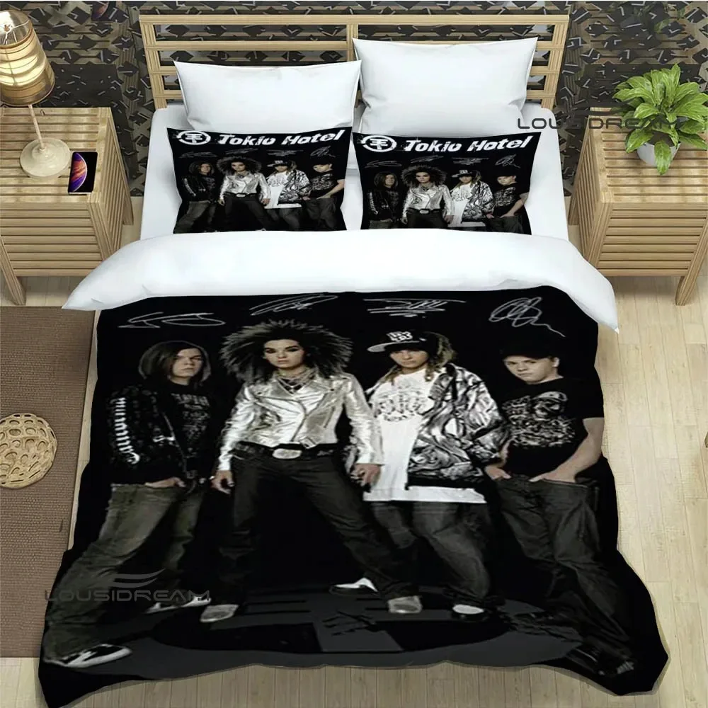 Tokio Hotel band printed Bedding Sets exquisite bed supplies set duvet cover bed comforter set bedding set luxury Birthday Gift