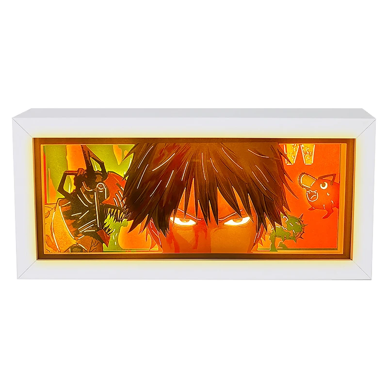 

Anime Led Light Box Paper Cut Shadow Box Anime Face Eyes Picture Baby Night Light Bedroom Desk Table Lamp For Kid Brithday Gift