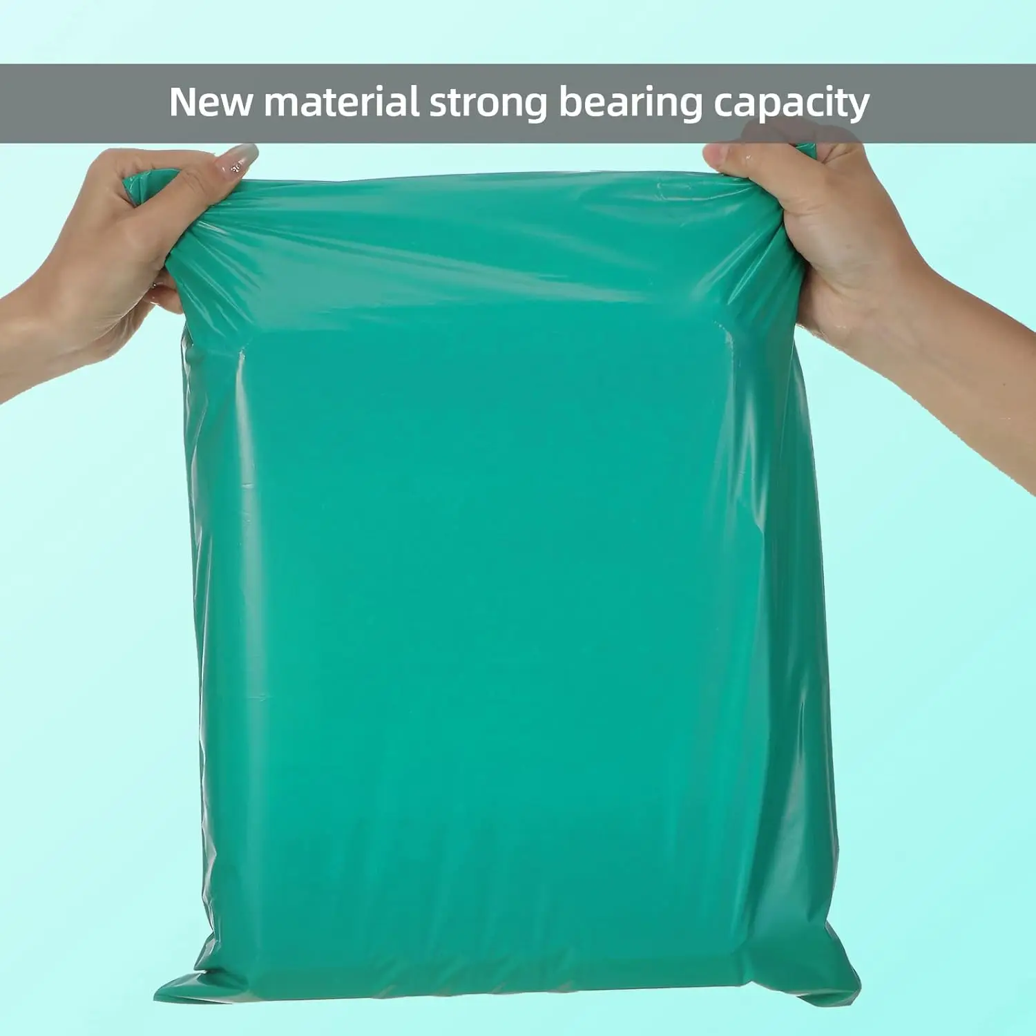 أكياس التعبئة والتغليف الخضراء السريعة أكياس السريعة السميكة متعددة الأغراض مقاومة للماء ومتينة مثالية لتخزين مستندات الملابس النظيفة