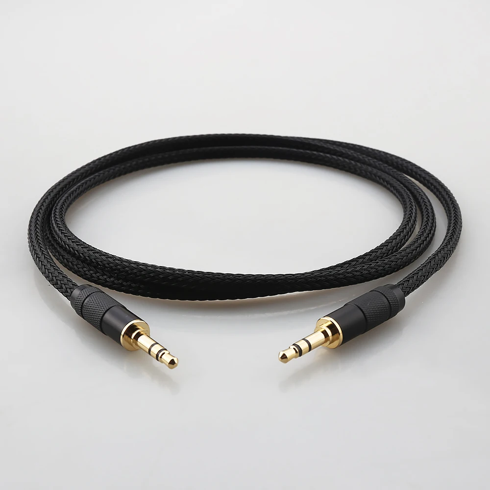 

Hi-End 7N OCC Gold-Plated Audio Cable, audiocrast 2.5/3.5/4.4mm TRS Cord for Studio Pro Audio Gear