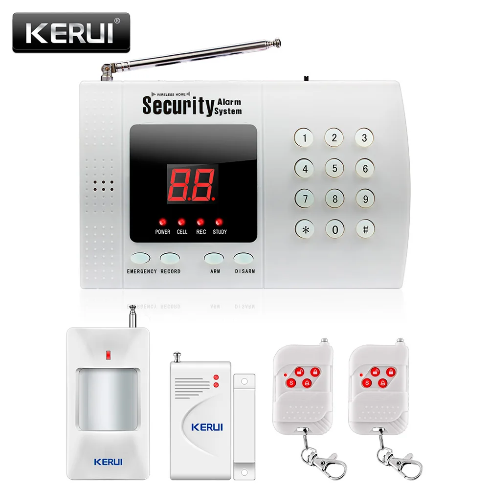 KERUI Security Alarm System Works With Door Window Sensor Home Burglar Motion Detector