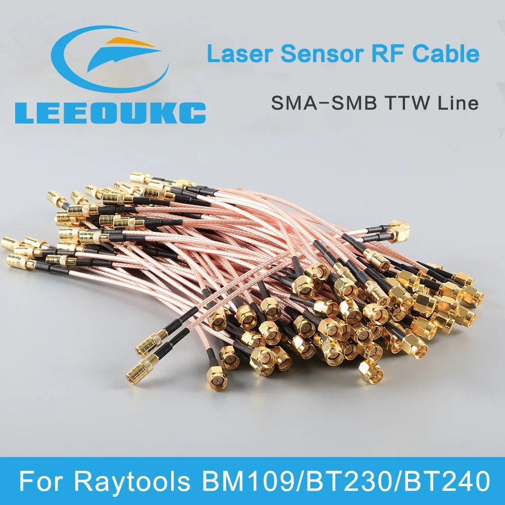 LEEOUKC Sensor Cable Wire raytools Fiber Laser head SMA TTW Line For Raytools Fiber Laser Cutting Head BT230/BT240 BM110