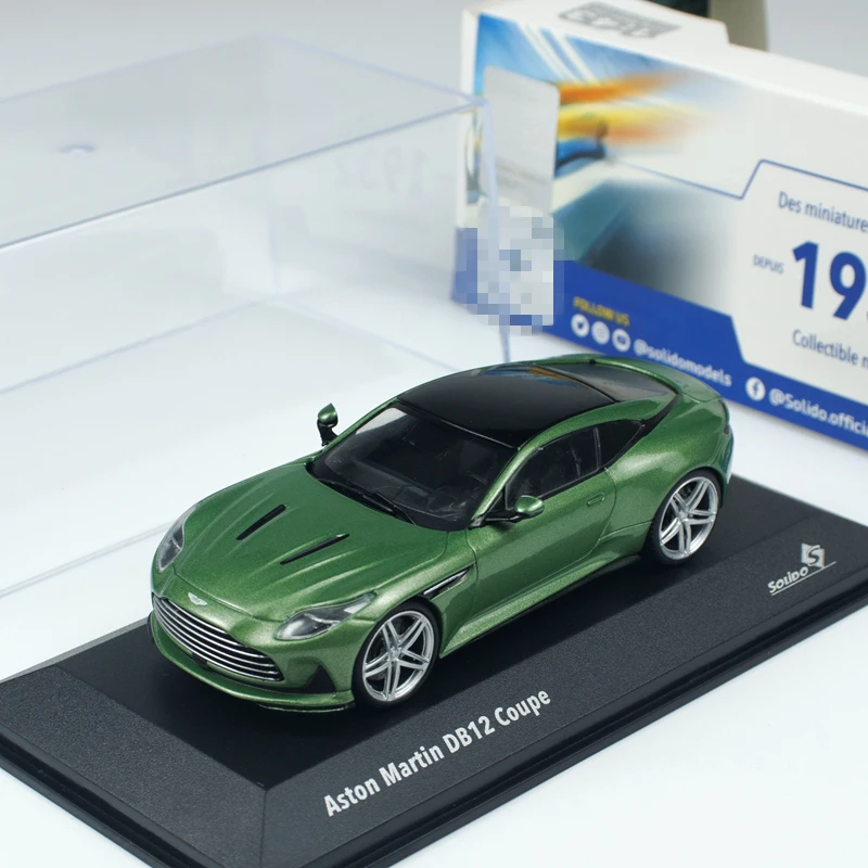 

Solido 1:43 ASTON MARTIN DB12 Alloy Car Model Office Bedroom Toy Collection Model Decoration Ornaments Boy Christmas Gift
