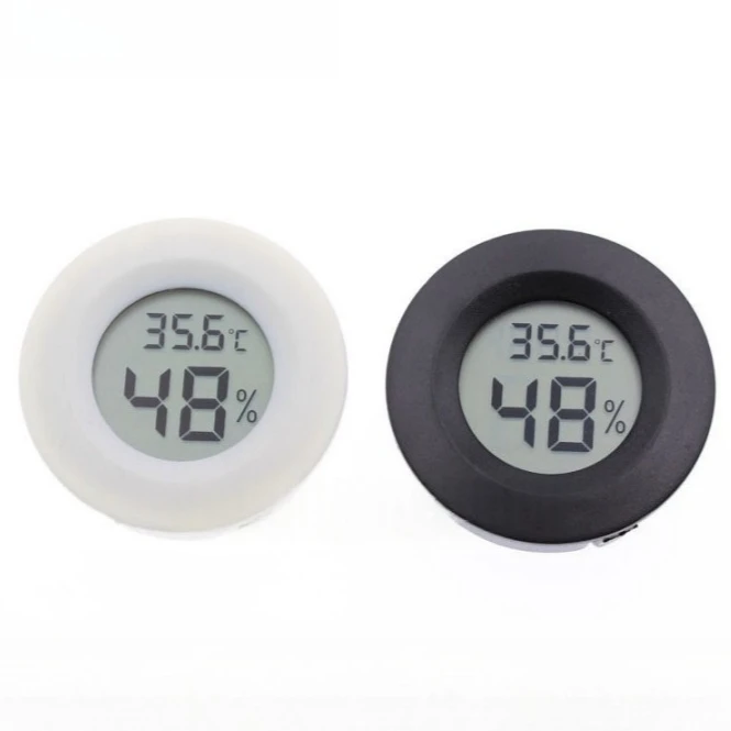 

2 шт. цифровых термогигрометров для коробок с 3D-расходными материалами, ЖК-монитор температуры и влажности