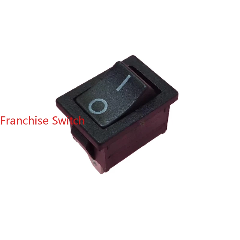 10PCS Ship switch, rocker switch MR-1-110-C5N-BBA two feet  gears black 15X21