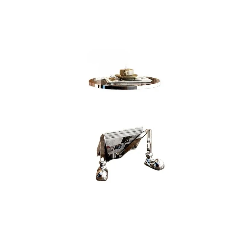 

Internet celebrity coffee table designer home sofa edge light luxury living room