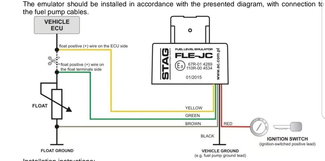 Petrol level emulator Diagnose gas vehicle fuel gauge display inaccuracy