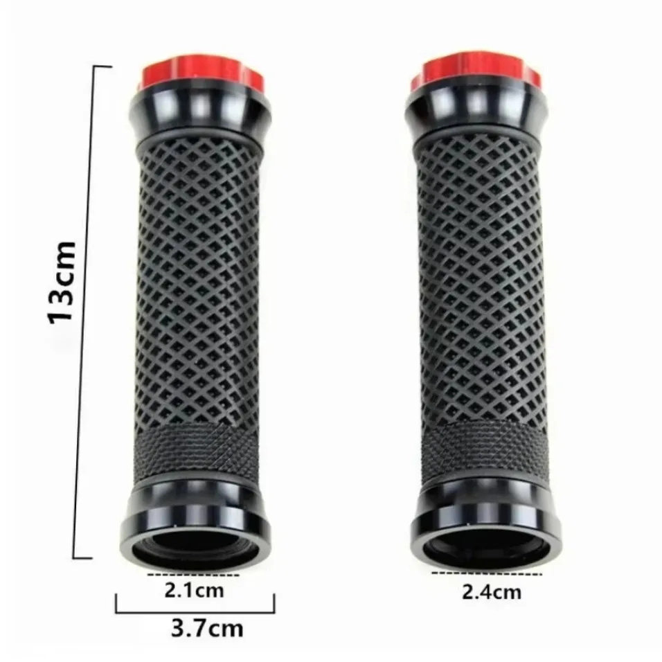 Left&Right Motorcycle Handlebar Hand Grip Soft 7/8