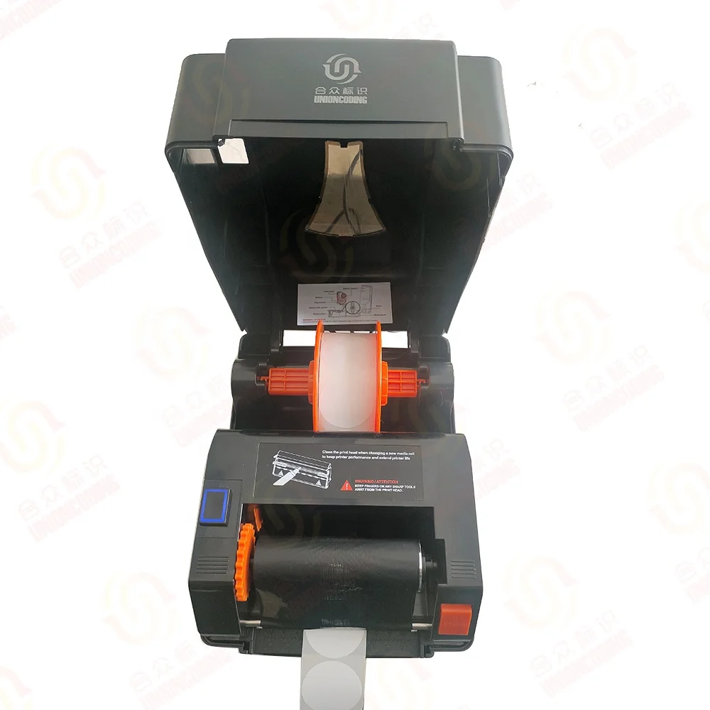 UC102 Desktop Direct Thermal Transfer Barcode Printer Barcode Stickler Printer Bar Code Label Printer