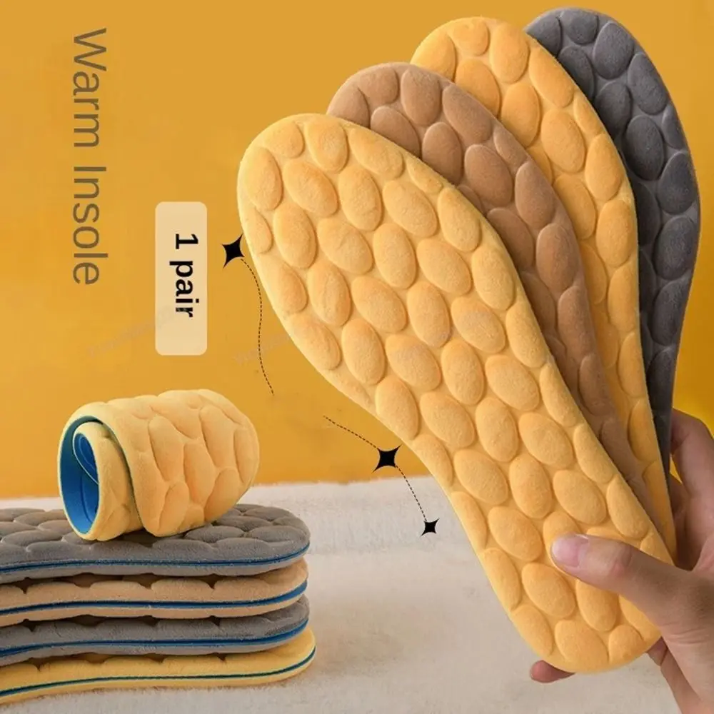 Cushion Feet Care Shoes Pads Feet Warm Arch Support Inserts Thermal Insoles Foam Insoles Warm Cotton Insole Self-heated Insoles