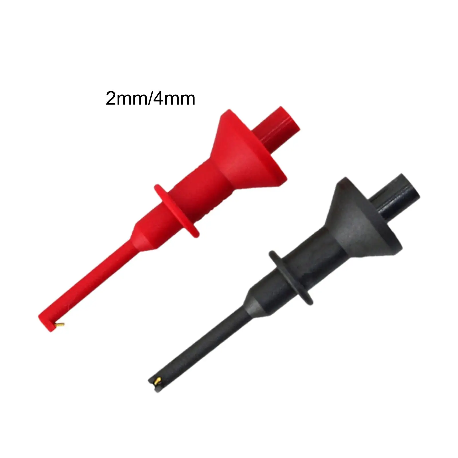 2 Pieces Test Hooks Clips Lightweight Automobile Inspection Portable Professional Practical Electrical Testing IC Grabber