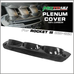 MOTO4U For TRIUMPH ROCKET III Rocket3 2020 2021 2022 2023 2024 100% Carbon Fiber Plenum Cover Motorcycle Fairing Modification