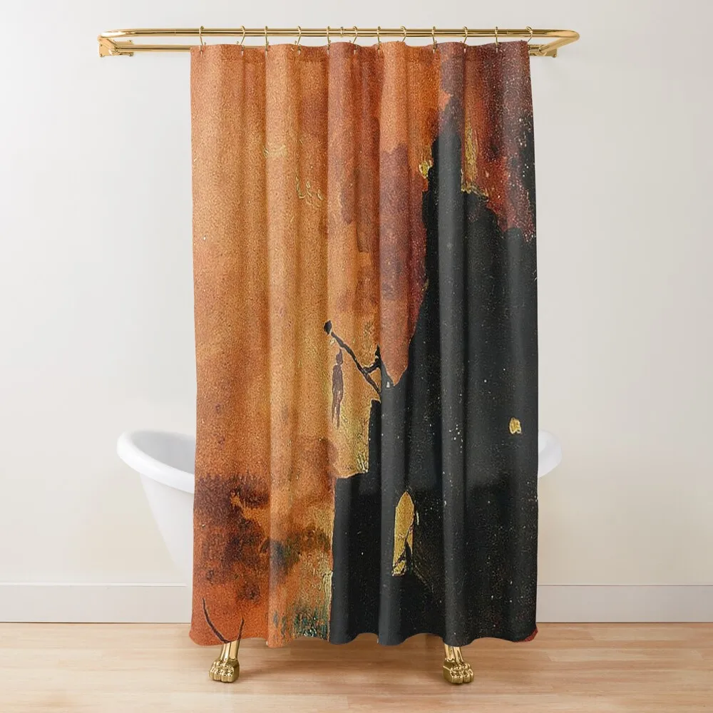 HD. Detail number 2 From Haywain Triptych, by Hieronymus Bosch Shower Curtain Funny Shower Shower Bathroom Curtain