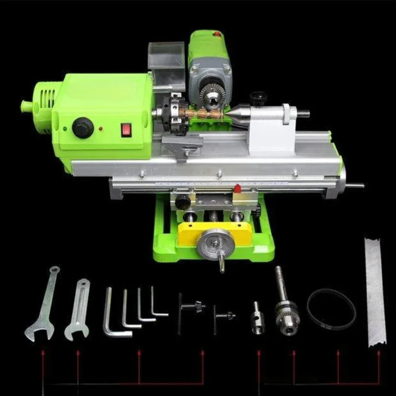 Miniature bead lathe, grinding, polishing and cutting bead machine, mini DIY woodworking machine