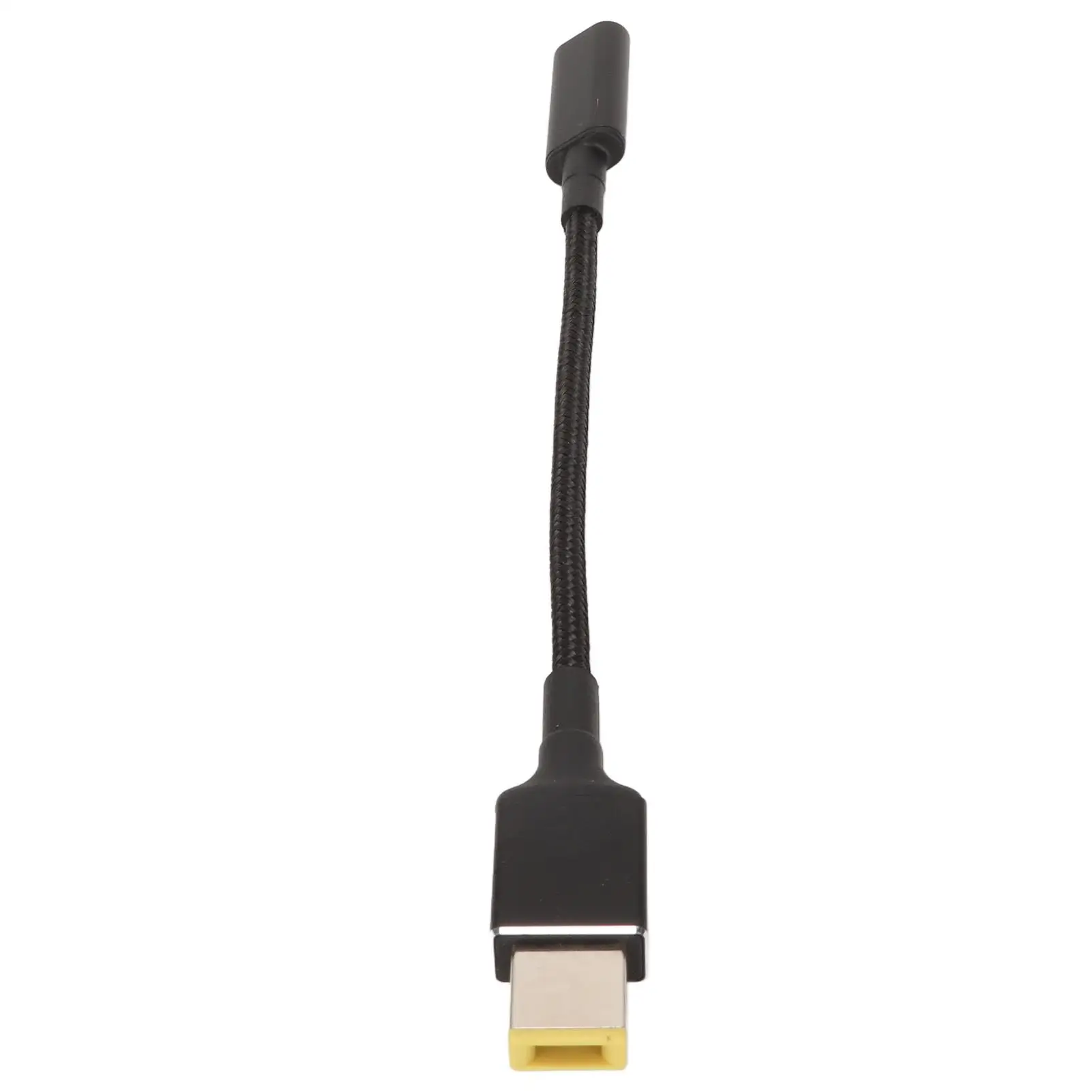 Lenovo 직사각형 포트용 USB C-슬림 팁, 알루미늄 합금 노트북 충전 케이블 어댑터, 100W