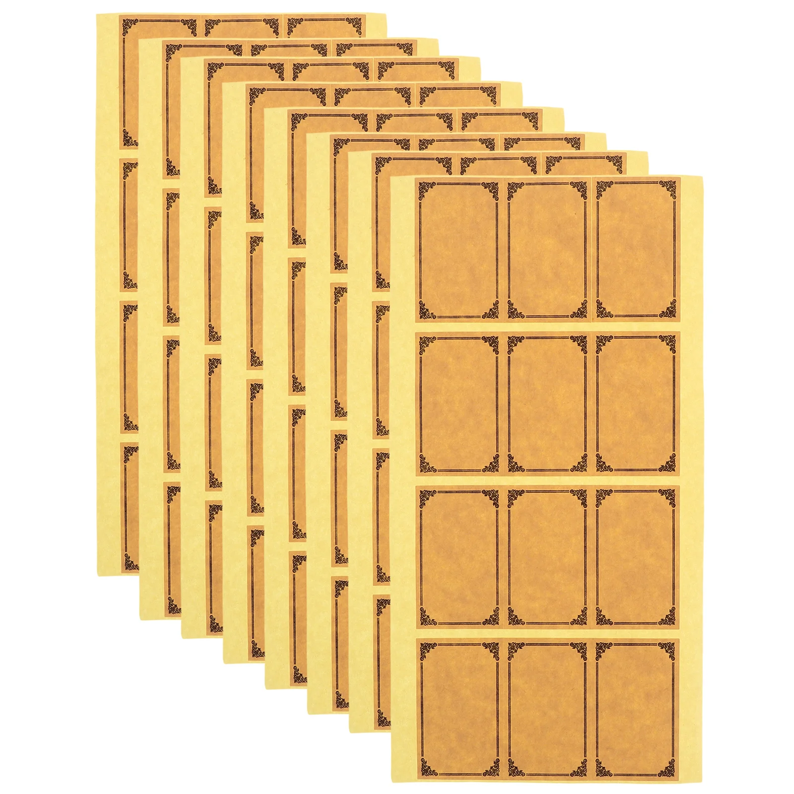 

1 Set Kraft Paper Bottle Labels Adhesive Blank Stickers For Homemade Plum Wine Diy Label Printing Craft Wine Label Sticker Kit