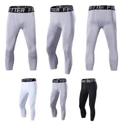 Sports Fitness Pants Men Gym Shorts Workout Tights Running Training Bottoming clothes Compression Leggings Basketball Sportswear