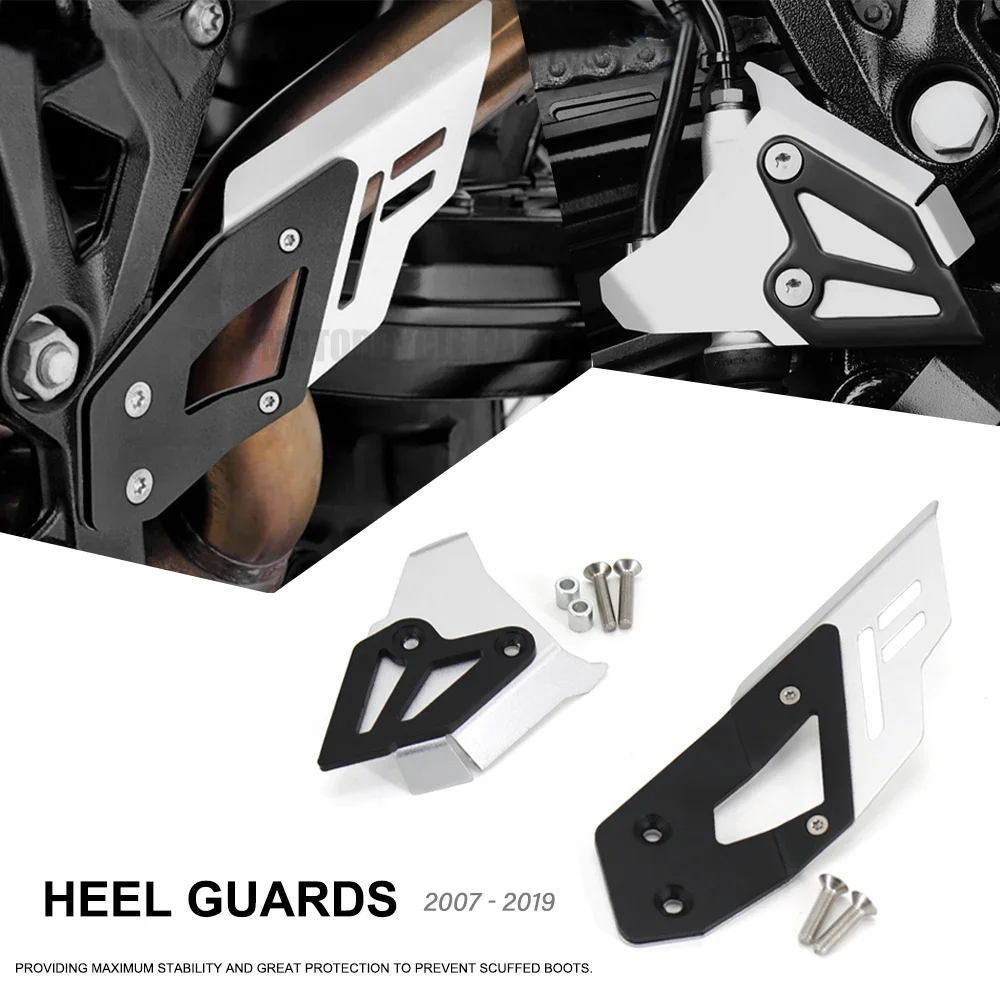 New For BMW F650GS F700GS F800GS F800GS Adventure Left Right Heel Guard Foot Peg Bracket Rear Set ADV Motorcycle Accessories