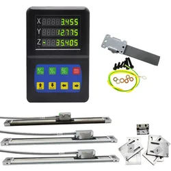 1 Axis/2 Axis /3 Axis Digital Readout Display Magnetic Scale DRO 5UM KIT for Small Milling Lathe Machine