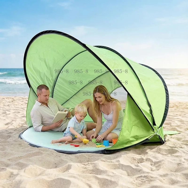 Fully Automatic Quick Setup Beach Tent, Windproof Waterproof Canopy, Sunscreen Protection, Outdoor Travel Supplies